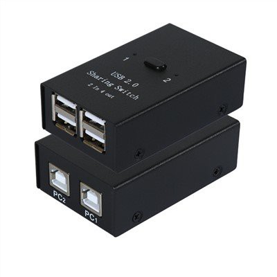 2 v 4 izhod USB 2.0 Stikalo za skupno rabo