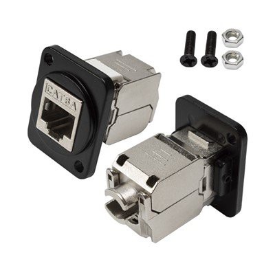 Namestitev vtičnika za module Keystone za povezavo omrežnih kablov