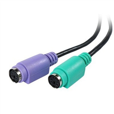 USB 2.0 Pretvorniški kabel za dvojno tipkovnico in miško Ps2