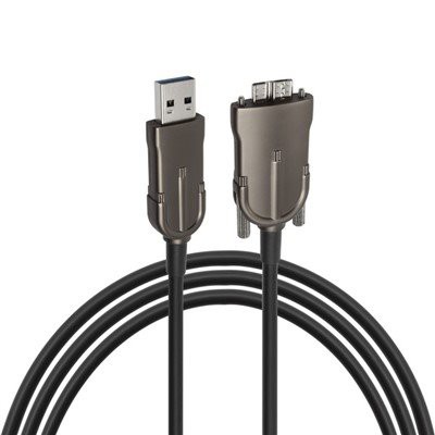 USB 3.0 A moški na mikro B moški z nastavkom za vijake