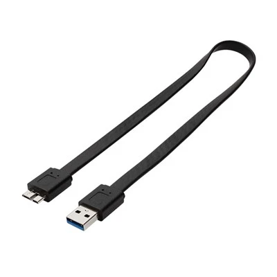 USB 3.0 Vrsta A moški na mikro B moški ploščati kabel
