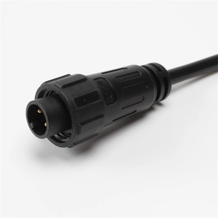 Custom M16 2-core Male To Female IP67 Waterproof Cable