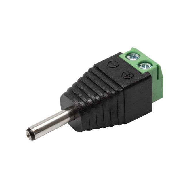 Moški enosmerni napajalni vtič z navojnim žičnim priključkom