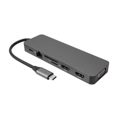 13 v 1 tip C Hub Multiport Adapter Dongle z 2 monitorjema