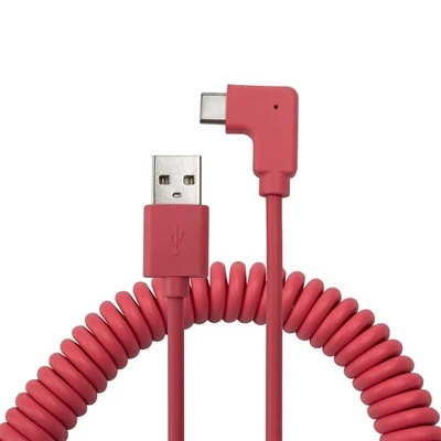 Levi/desni kotni zvit USB tipa C moški na USB 2.0 Moški zložljivi kabel