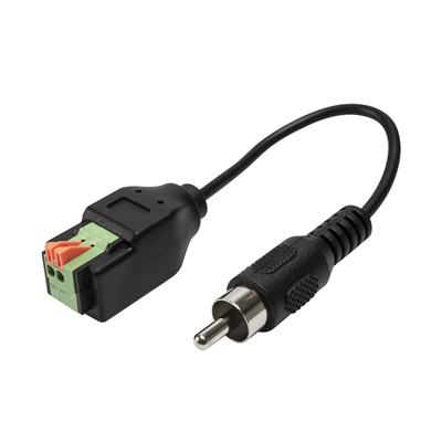 Adapterski kabel za povezavo moškega in priključnega bloka RCA