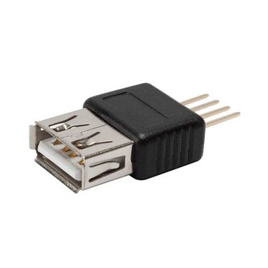 USB A vtičnica na ravni 4-polni terminal PCB