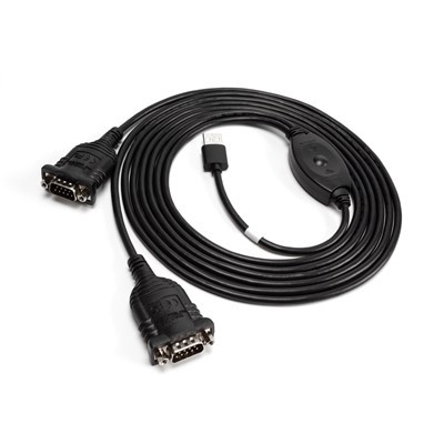 USB A v dvojni adapterski kabel RS232 s čipom FTDI